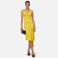 Elisabetta Franchi Dresses|Midi Dresses|Midi dress in crêpe jersey fabric