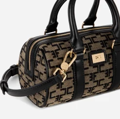 Elisabetta Franchi Handbags|Luggage|Mini Bauletto Monogram Travel