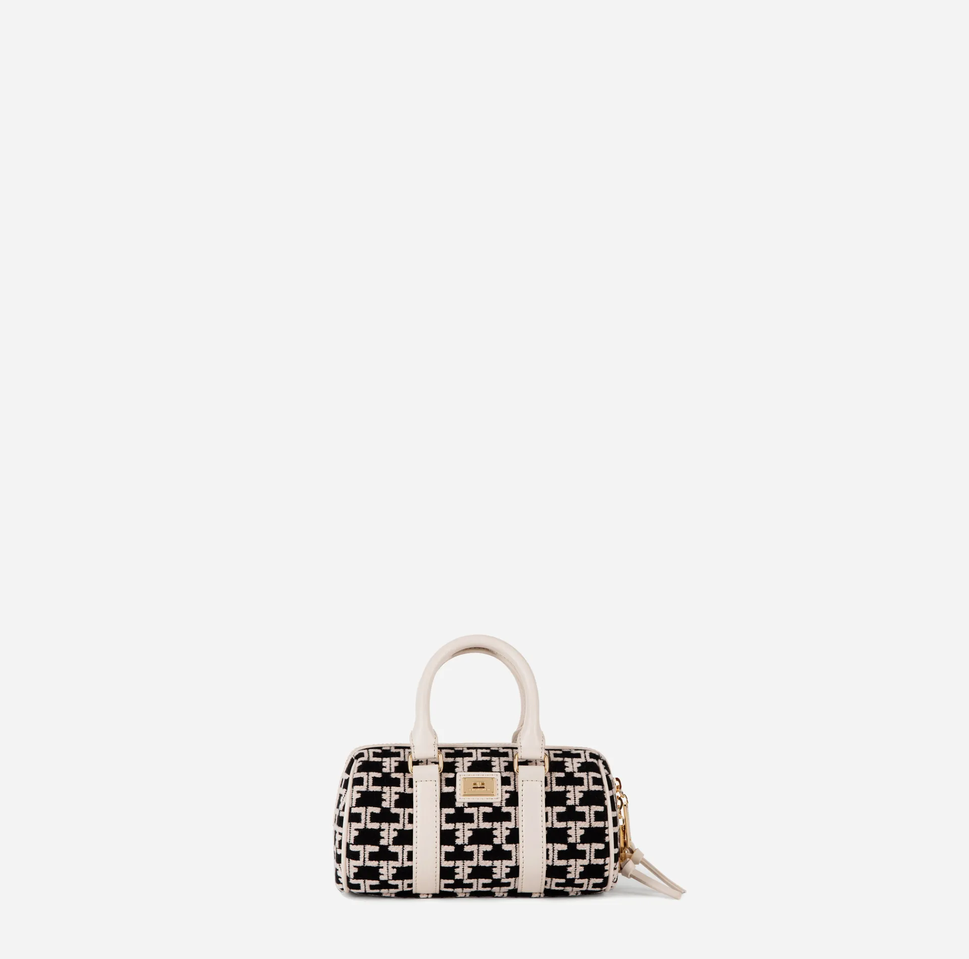 Elisabetta Franchi Luggage|Handbags|Mini Bauletto Monogram Travel