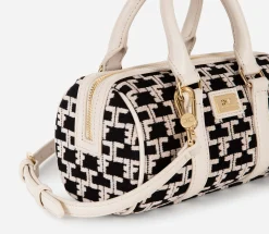 Elisabetta Franchi Luggage|Handbags|Mini Bauletto Monogram Travel