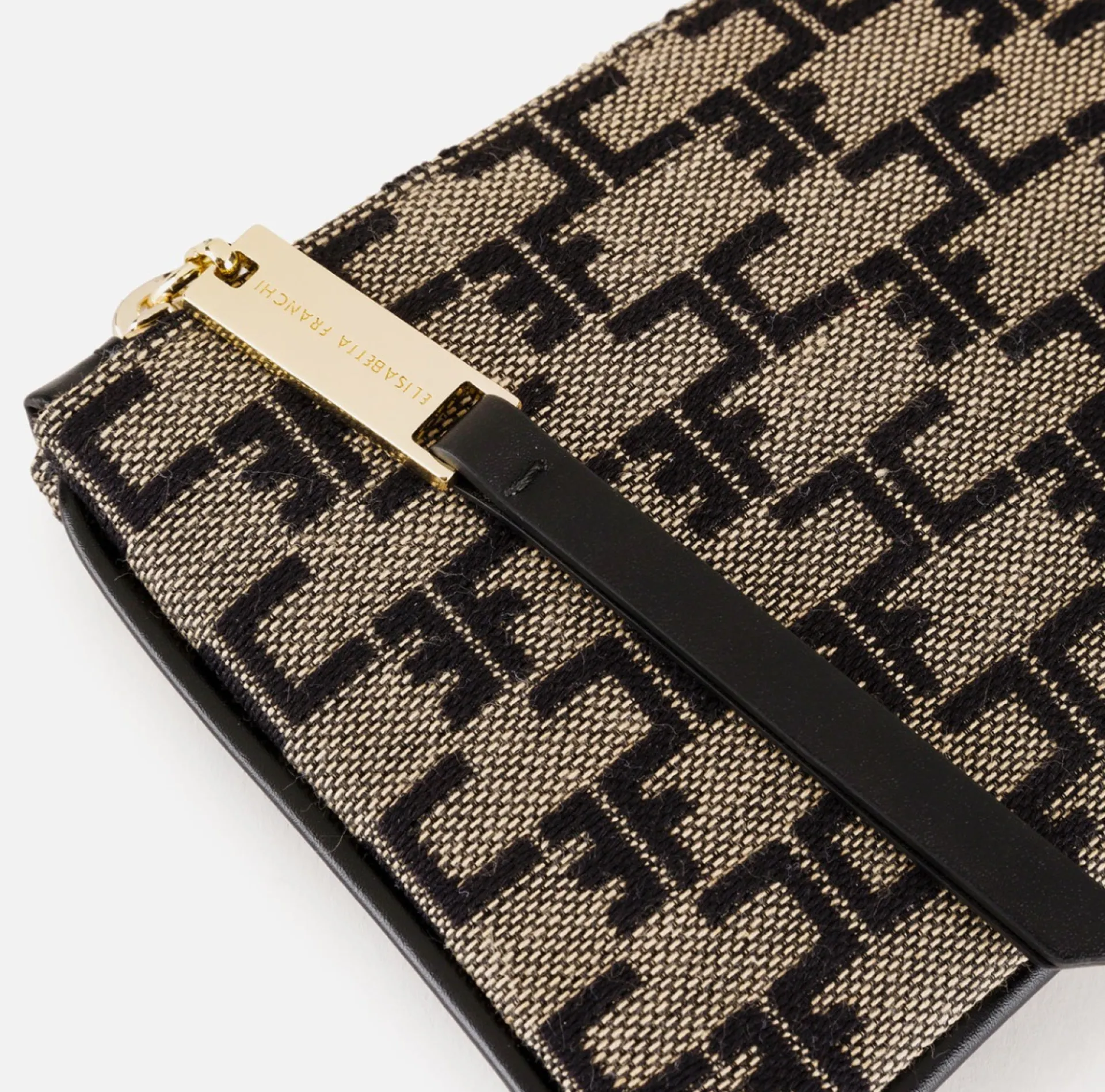 Elisabetta Franchi Clutch|Monogram Clutch Bag