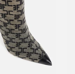 Elisabetta Franchi Boots|Monogram Cuissardes
