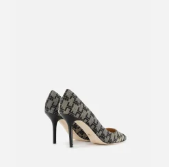 Elisabetta Franchi Pumps|Monogram Decolleté Camel/Blue