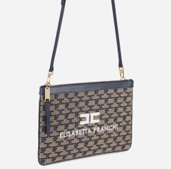 Elisabetta Franchi Clutch|Monogram Mini Make-Up Bag