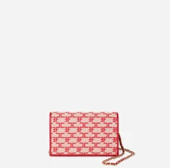 Elisabetta Franchi Strap Bags|Monogram Mini Shoulder Strap
