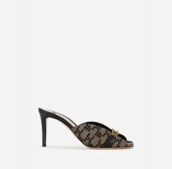 Elisabetta Franchi Sandals|Monogram Slider Sandal