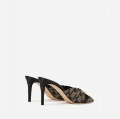 Elisabetta Franchi Sandals|Monogram Slider Sandal