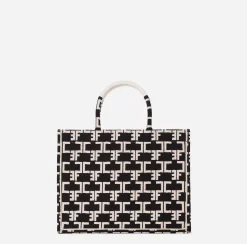 Elisabetta Franchi Handbags|Monogram Tote Medium