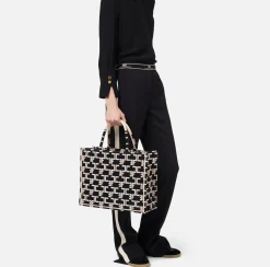 Elisabetta Franchi Handbags|Monogram Tote Medium