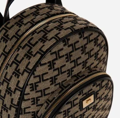 Elisabetta Franchi Backpacks|Luggage|Monogram Travel Backpack