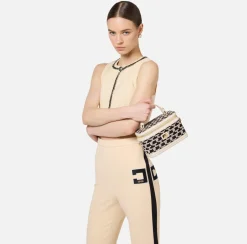 Elisabetta Franchi Luggage|Handbags|Monogram Travel Make-Up Bag