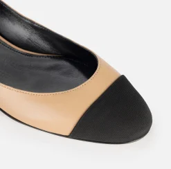 Elisabetta Franchi Sneakers & Flat Shoes|Nappa leather flats with jacquard elastics B18
