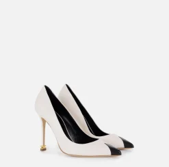 Elisabetta Franchi Pumps|Nappa leather pumps with toecap Étoile