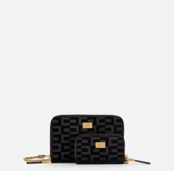 Elisabetta Franchi Strap Bags|Phone holder La Dame Black