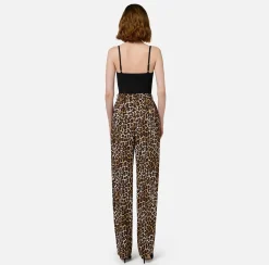 Elisabetta Franchi Top And T-Shirts|Pleated-effect viscose bustier top Black