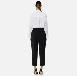 Elisabetta Franchi Shirts And Blouses|Poplin shirt with contrasting tie White