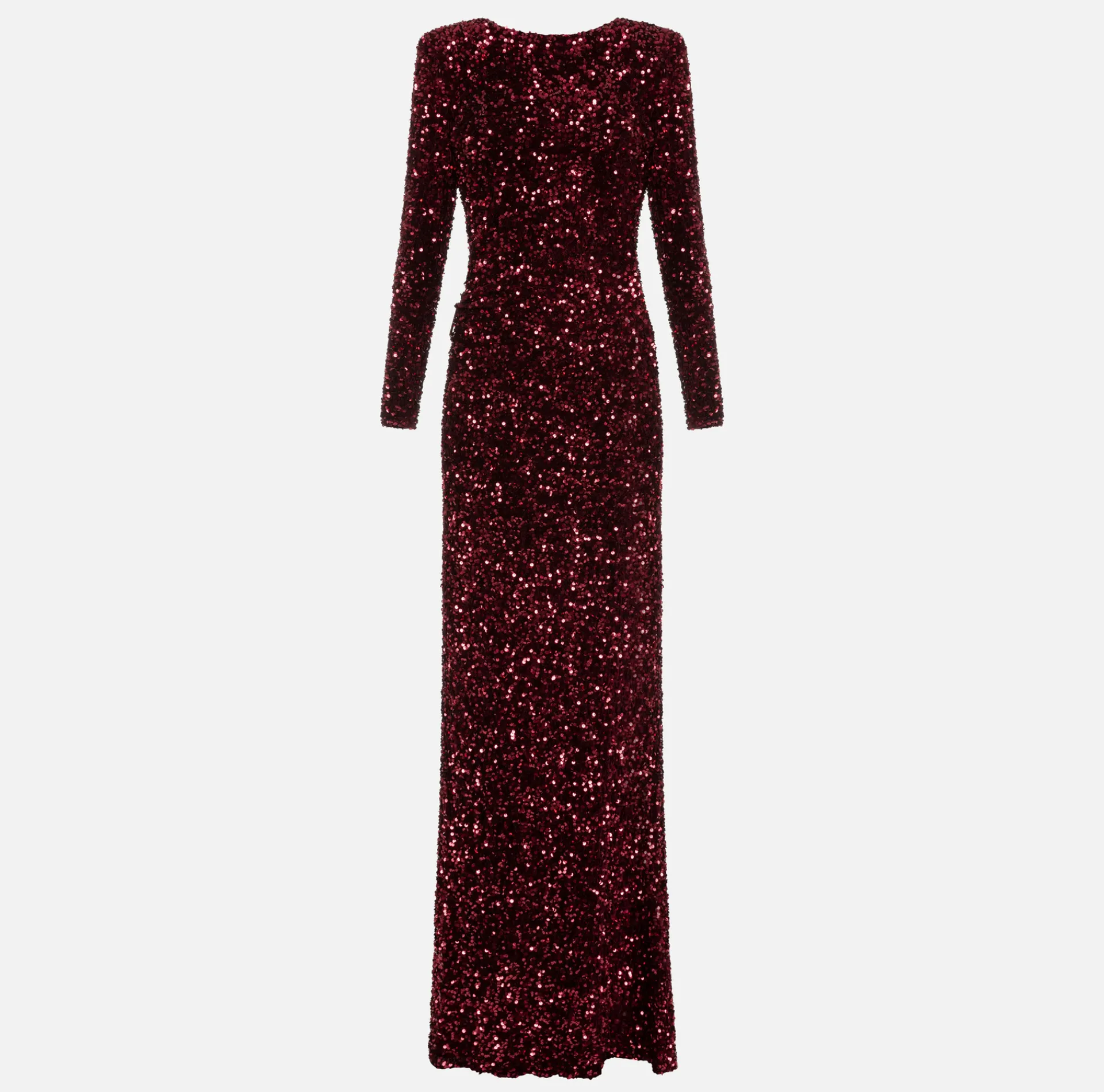 Elisabetta Franchi Dresses|Red Carpet|Sequin-embroidered chenille red carpet dress