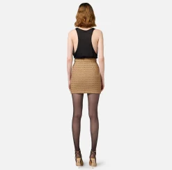 Elisabetta Franchi Top And T-Shirts|Shiny viscose top Black