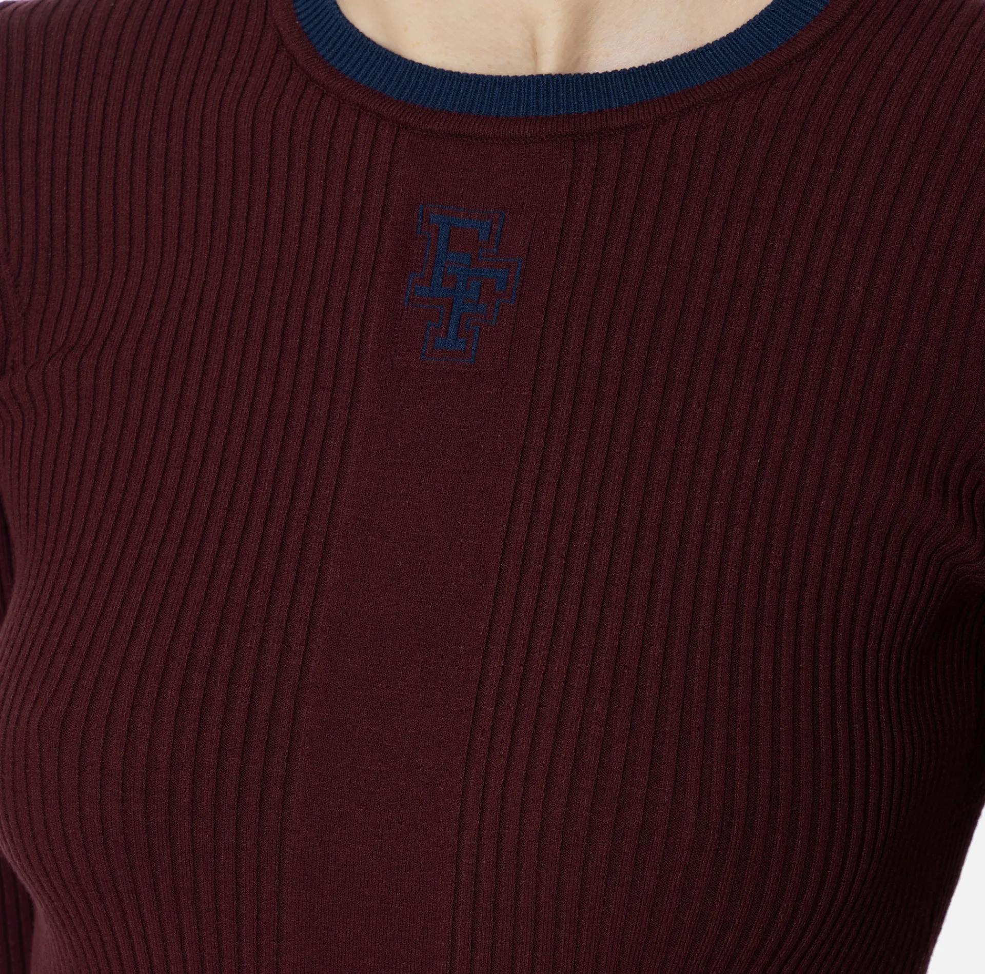 Elisabetta Franchi Knitwear And Sweatshirts|Shirt in viscose fabric with college-style logo Gold