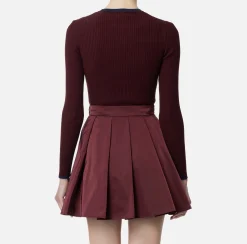 Elisabetta Franchi Knitwear And Sweatshirts|Shirt in viscose fabric with college-style logo Gold