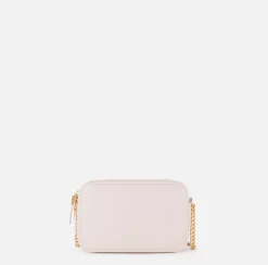 Elisabetta Franchi Strap Bags|Shoulder bag in leather-effect material with metal corners Latex