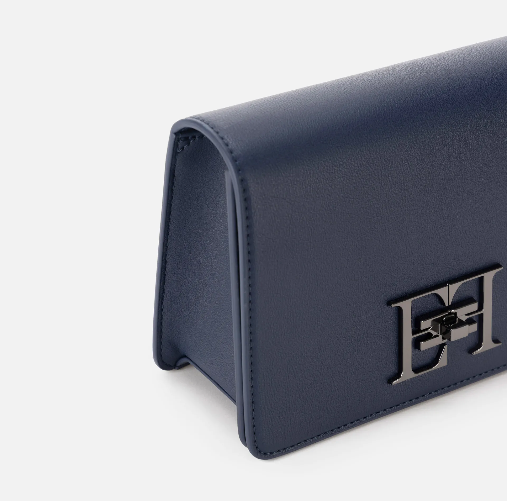 Elisabetta Franchi Strap Bags|Shoulder bag with metal logo turn-lock Navy