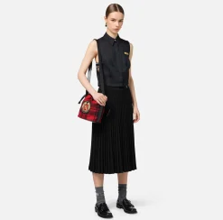 Elisabetta Franchi Shirts And Blouses|Sleeveless poplin shirt with logoed elastic features Black