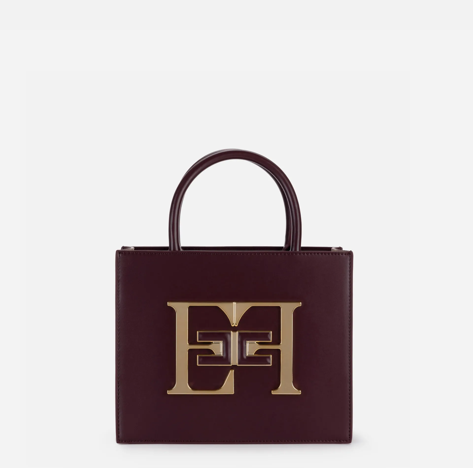 Elisabetta Franchi Handbags|Small handbag with logo RougeNoir