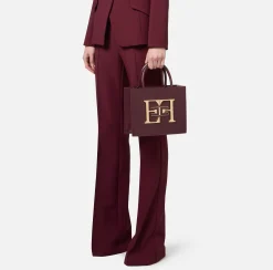 Elisabetta Franchi Handbags|Small handbag with logo RougeNoir