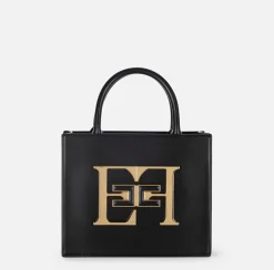 Elisabetta Franchi Handbags|Small handbag with logo Black
