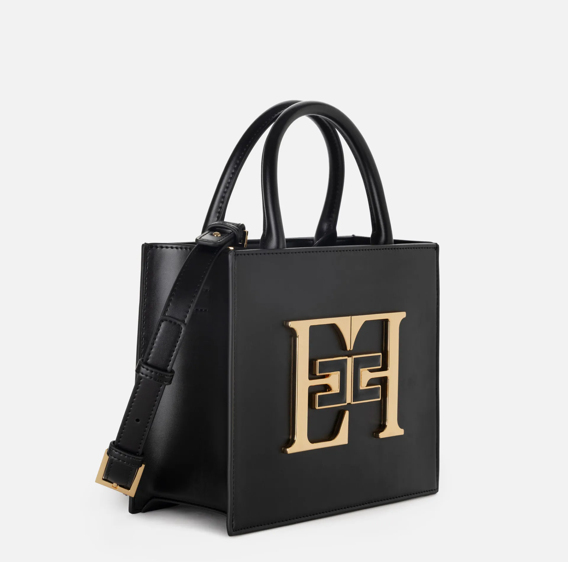 Elisabetta Franchi Handbags|Small handbag with logo Black