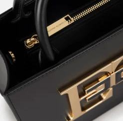 Elisabetta Franchi Handbags|Small handbag with logo Black