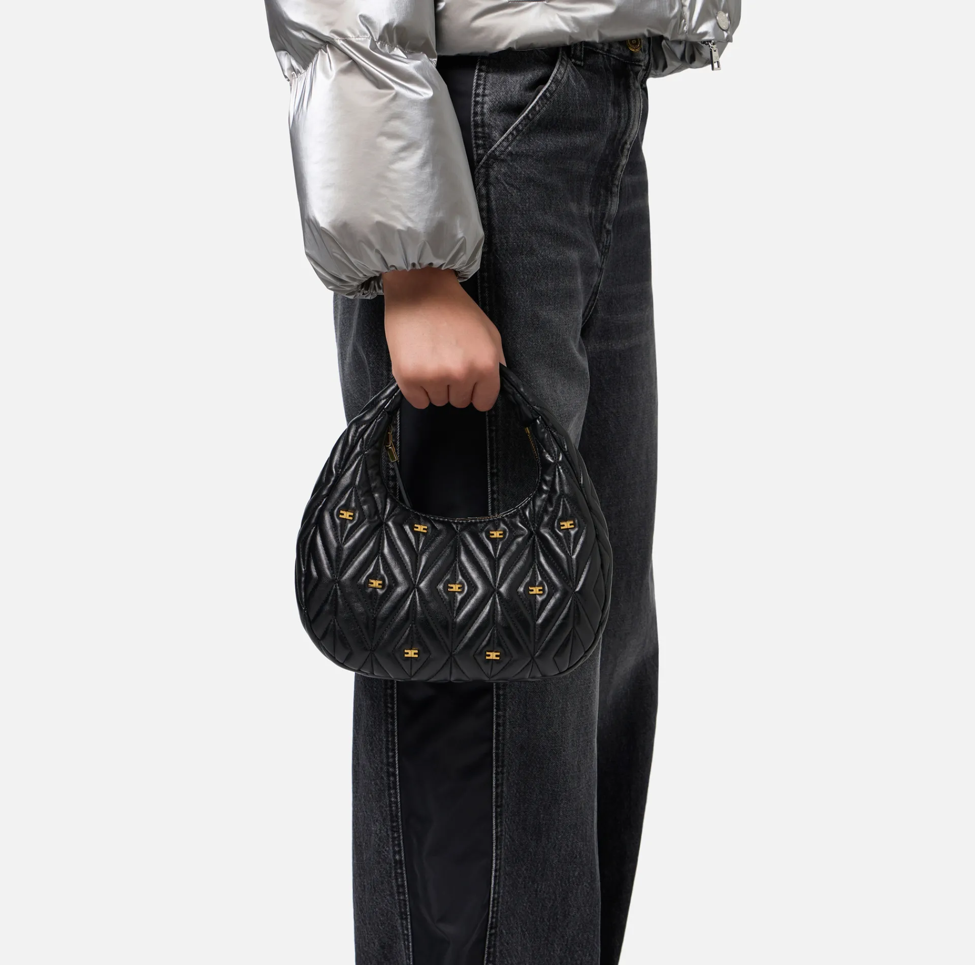 Elisabetta Franchi Shoulder Bags|Small Étoile hobo bag