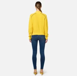 Elisabetta Franchi Jeans|Stretch cotton skinny jeans DenimBlue