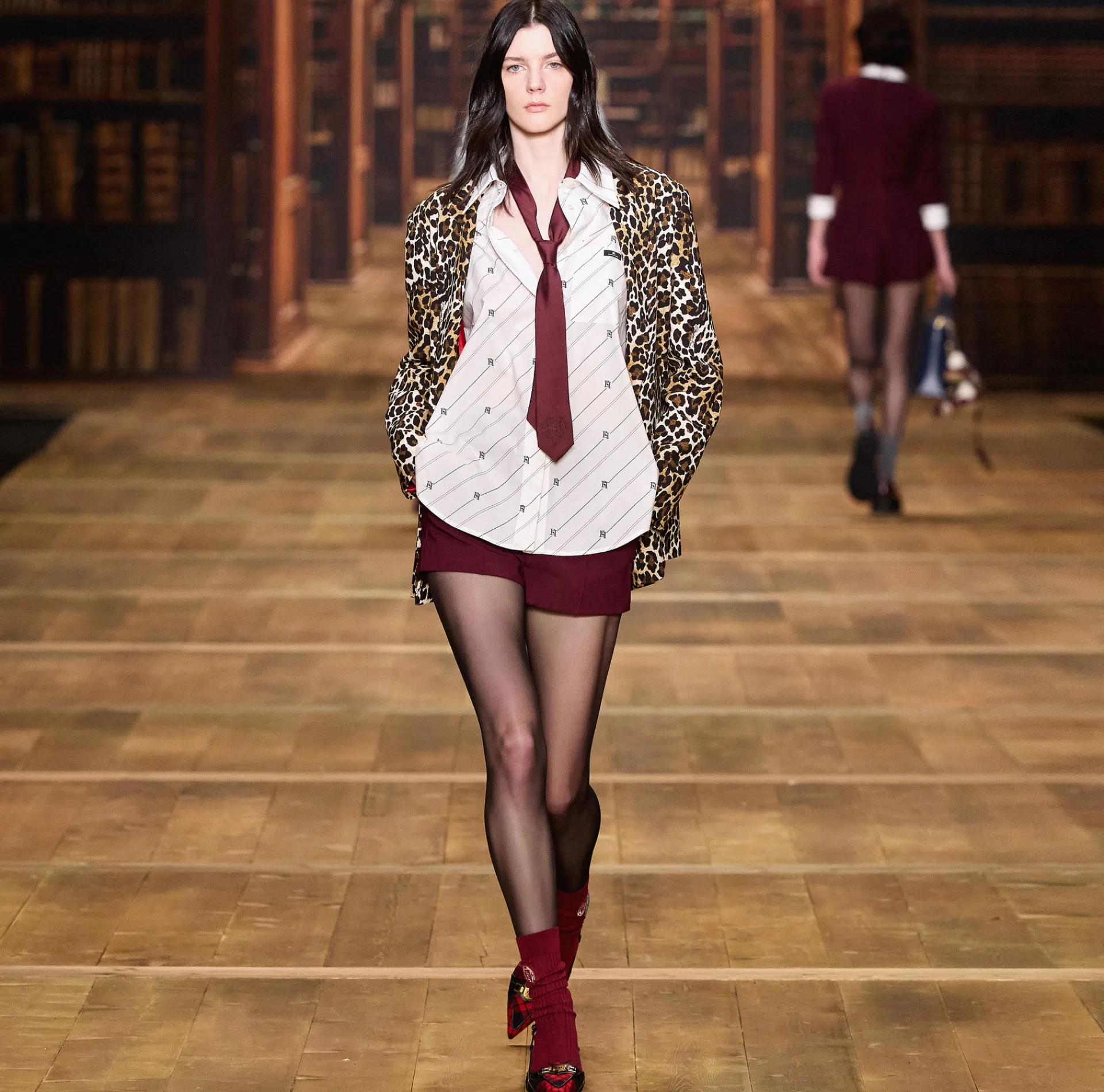 Elisabetta Franchi Trousers And Shorts|Stretch crêpe shorts with horsebit RougeNoir