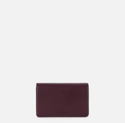 Elisabetta Franchi Strap Bags|Synthetic material shoulder bag with logo plaque RougeNoir