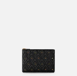 Elisabetta Franchi Clutch|Étoile Clutch Black