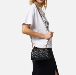 Elisabetta Franchi Strap Bags|Étoile small shoulder bag