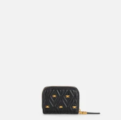 Elisabetta Franchi Wallets|Étoile Wallet Black