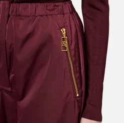 Elisabetta Franchi Trousers And Shorts|Trousers in technical nylon with zip