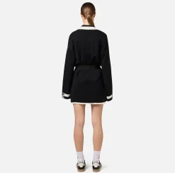 Elisabetta Franchi Knitwear And Sweatshirts|Viscose cardigan with logo bands
