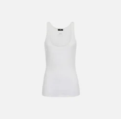Elisabetta Franchi Top And T-Shirts|Wool and jersey top with logo